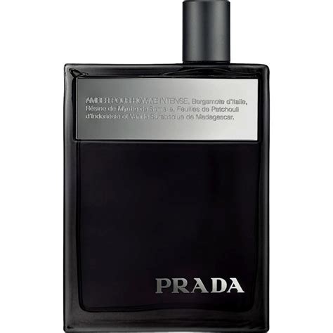 amber pour homme intense prada|prada amber aftershave for men.